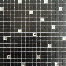Мозаика стеклянная фольга 30х30 чип 1,5х1,5