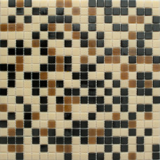 Мозаика черно-коричневый (сетка) 32,7х32,7