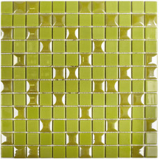 Мозаика Edna Mix №601 Зеленый (на сетке) 31,7х31,7