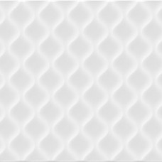 DEL052D Deco белый рельеф настенная плита  29,8*59,8_1,25