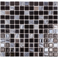 Мозаика Astra Black Черный (на сетке) 31,7х31,7