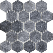 Мозаика Hexagon VBs Tumbled мрамор 64х74
