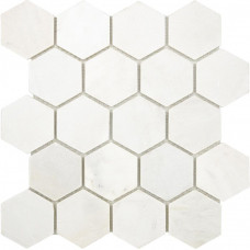 Мозаика Hexagon VMw Tumbled мрамор 64х74