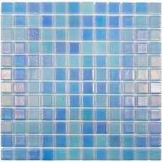 Мозаика Shell Mix Blue 551/552 (на сетке) 31,7х31,7