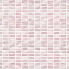Керамическая плитка Pudra розовый мозаика рельеф 20х44