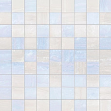 Мозаика Diadema голубой+белый 30х30